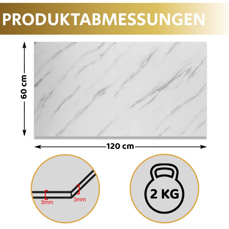 Marmor & Granit Optik 120 x 60  x 3mm