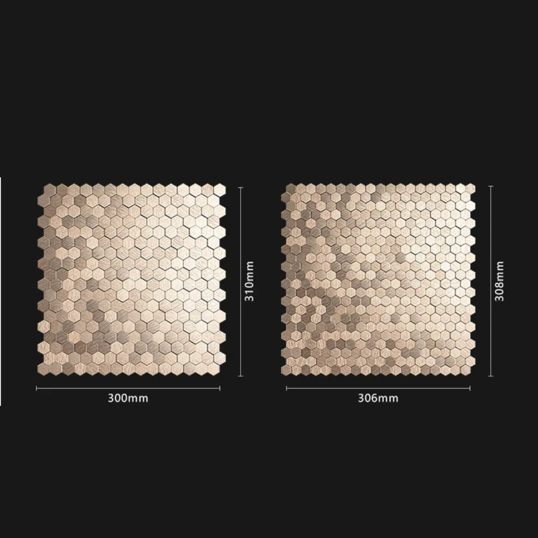 Hexagon Paneel (wasserdicht) 30x30 cm