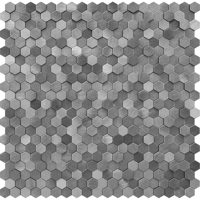 Hexagon 3D Metall Paneel (wasserdicht) 30x30 cm
