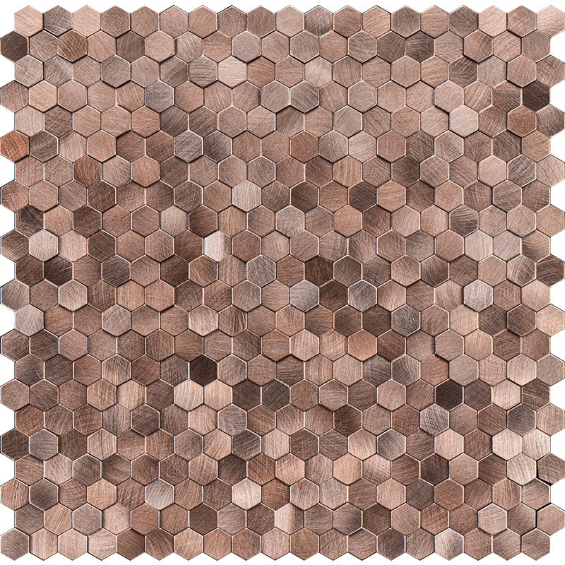 Hexagon 3D Metall Paneel (wasserdicht) 30x30 cm