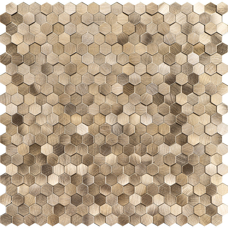 Hexagon 3D Metall Paneel (wasserdicht) 30x30 cm