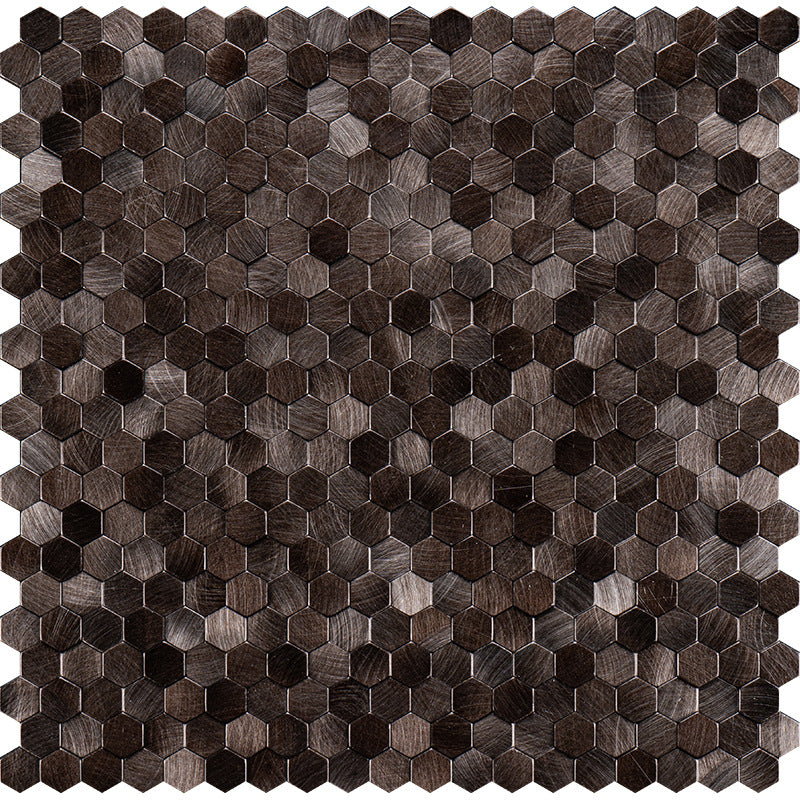 Hexagon 3D Metall Paneel (wasserdicht) 30x30 cm