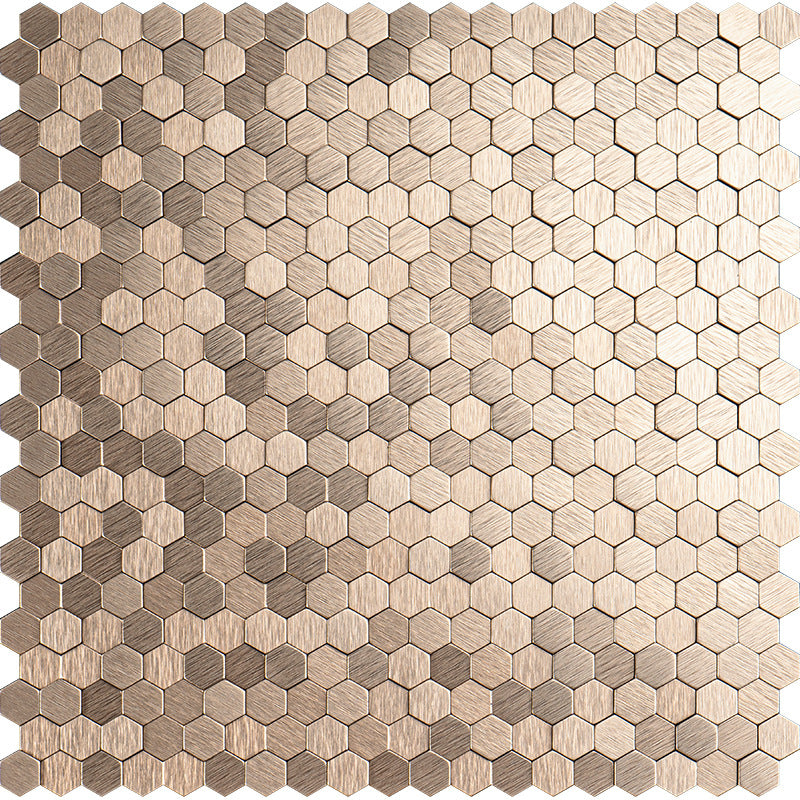 Hexagon 3D Metall Paneel (wasserdicht) 30x30 cm