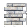 Backstein 30x30 cm ( 10 Stk.)